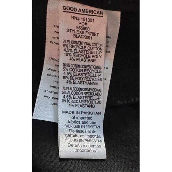 Good American Good Legs Power Stretch Pull On Flare Jeans Women's Size 1 (Small) - Picture 6 of 9